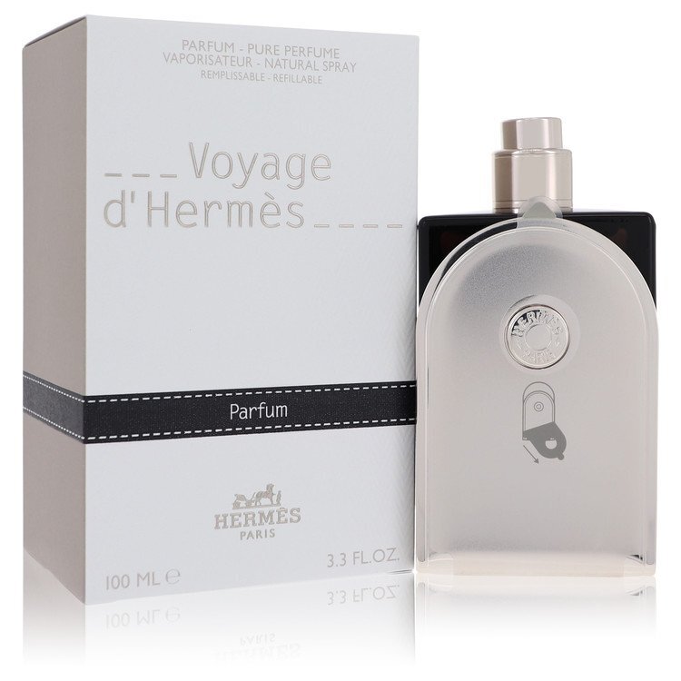 Voyage D'Hermes by Hermes Pure Perfume Refillable (Unisex) 3.3 oz (Men)