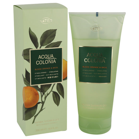 4711 Acqua Colonia Blood Orange & Basil Perfume By 4711 Shower Gel 6.8 Oz Shower Gel