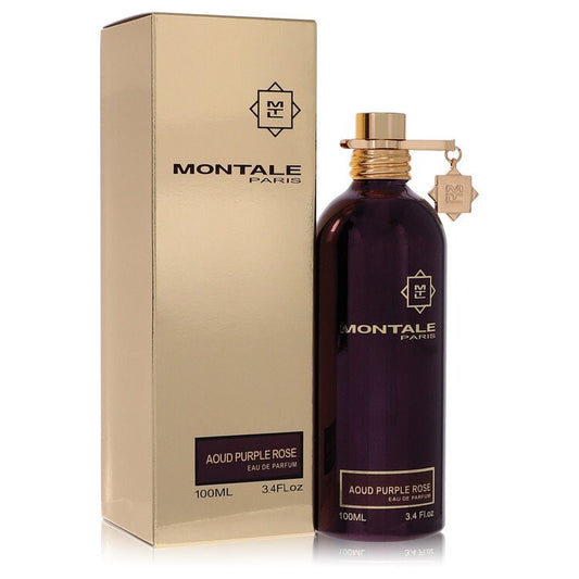 Montale Aoud Purple Rose Perfume By Montale Eau De Parfum Spray (Unisex) 3.4 Oz Eau De Parfum Spray