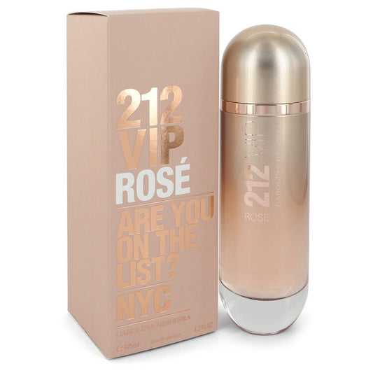 212 Vip Rose Perfume By Carolina Herrera Eau De Parfum Spray 4.2 Oz Eau De Parfum Spray