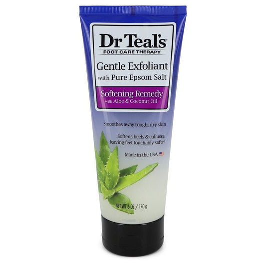 Dr Teals Gentle Exfoliant With Pure Epson Salt Perfume By Dr Teals Gentle Exfoliant With Pure Epsom Salt Softening Remedy With Aloe & Coconut Oil (Unisex) 6 Oz Gentle Exfoliant With Pure Epsom Salt Softening Remedy With Aloe & Coconut Oil