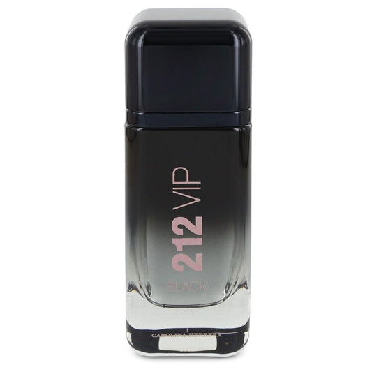 212 Vip Black Cologne By Carolina Herrera Eau De Parfum Spray (Tester) 3.4 Oz Eau De Parfum Spray