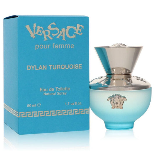 Versace Pour Femme Dylan Turquoise Perfume By Versace Eau De Toilette Spray 1.7 Oz Eau De Toilette Spray