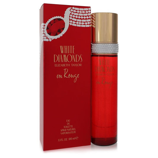 White Diamonds En Rouge Perfume By Elizabeth Taylor Eau De Toilette Spray 3.3 Oz Eau De Toilette Spray