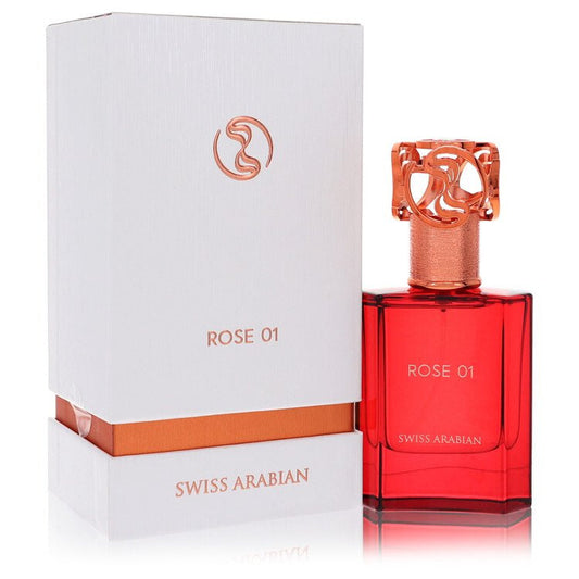 Swiss Arabian Rose 01 Cologne By Swiss Arabian Eau De Parfum Spray (Unisex) 1.7 Oz Eau De Parfum Spray
