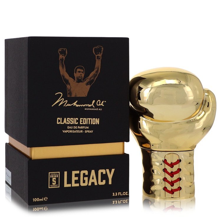 Muhammad Ali Legacy Round 5 by Muhammad Ali Eau De Parfum Spray (Classic Edition) 3.3 oz (Men)