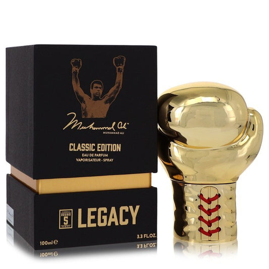Muhammad Ali Legacy Round 5 by Muhammad Ali Eau De Parfum Spray (Classic Edition) 3.3 oz (Men)