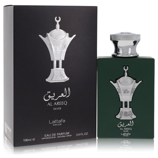 Lattafa Pride Al Areeq Silver by Lattafa Eau De Parfum Spray (Unisex) 3.4 oz (Men)