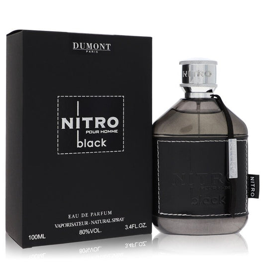 Dumont Nitro Black by Dumont Paris Eau De Parfum Spray 3.4 oz (Men)