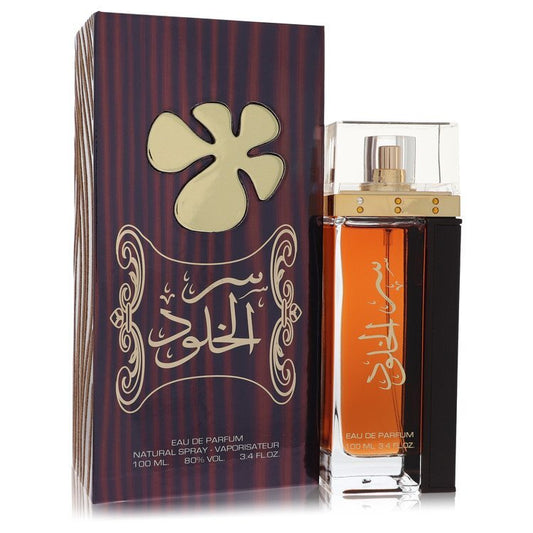 Lattafa Ser Al Khulood by Lattafa Eau De Parfum Spray (Unisex) 3.4 oz (Men)