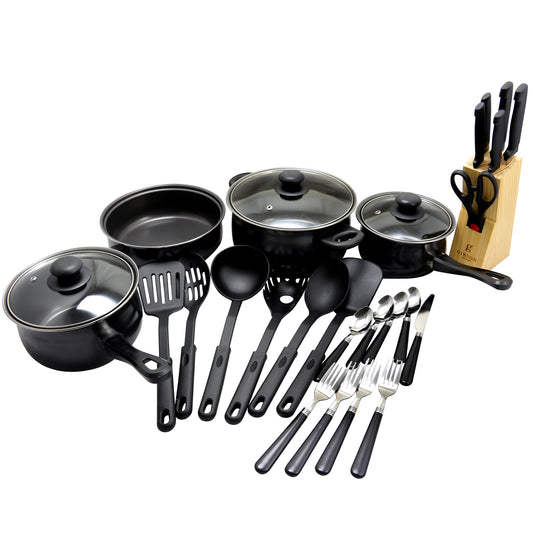 GIBSON HOME Gibson Home Total Kitchen 32 Piece Cookware Combo Set