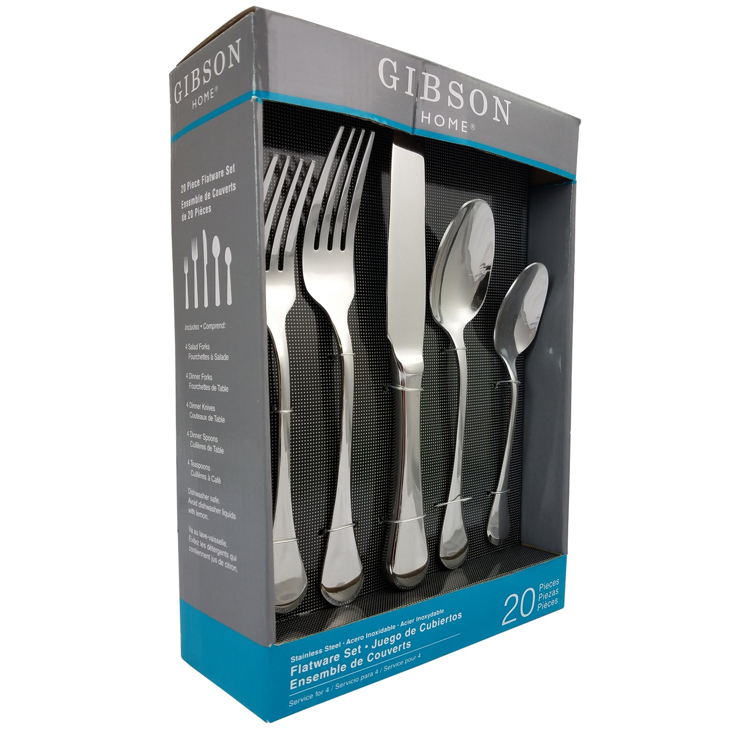 GIBSON  HOME Gibson Home Classic Manchester 20-Piece Flatware Set