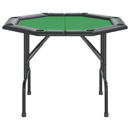 vidaXL 8-Player Folding Poker Table Green 42.5"x42.5"x29.5"