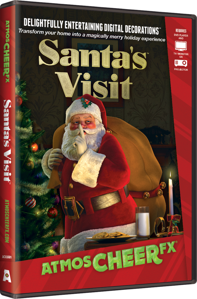 AtmosCHEERfx Santa Visit Holiday Digital Decorations