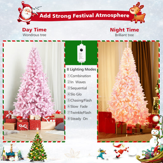 7.5 Feet Flocked Christmas Tree