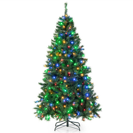 7 Feet Christmas Tree Pre-Lit  3-Minute Quick Shape