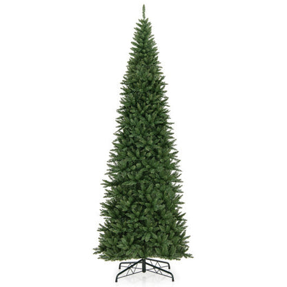 12 FT Artificial Christmas Tree with 800 Warm White LED Lights for Home Party Shopping Mall