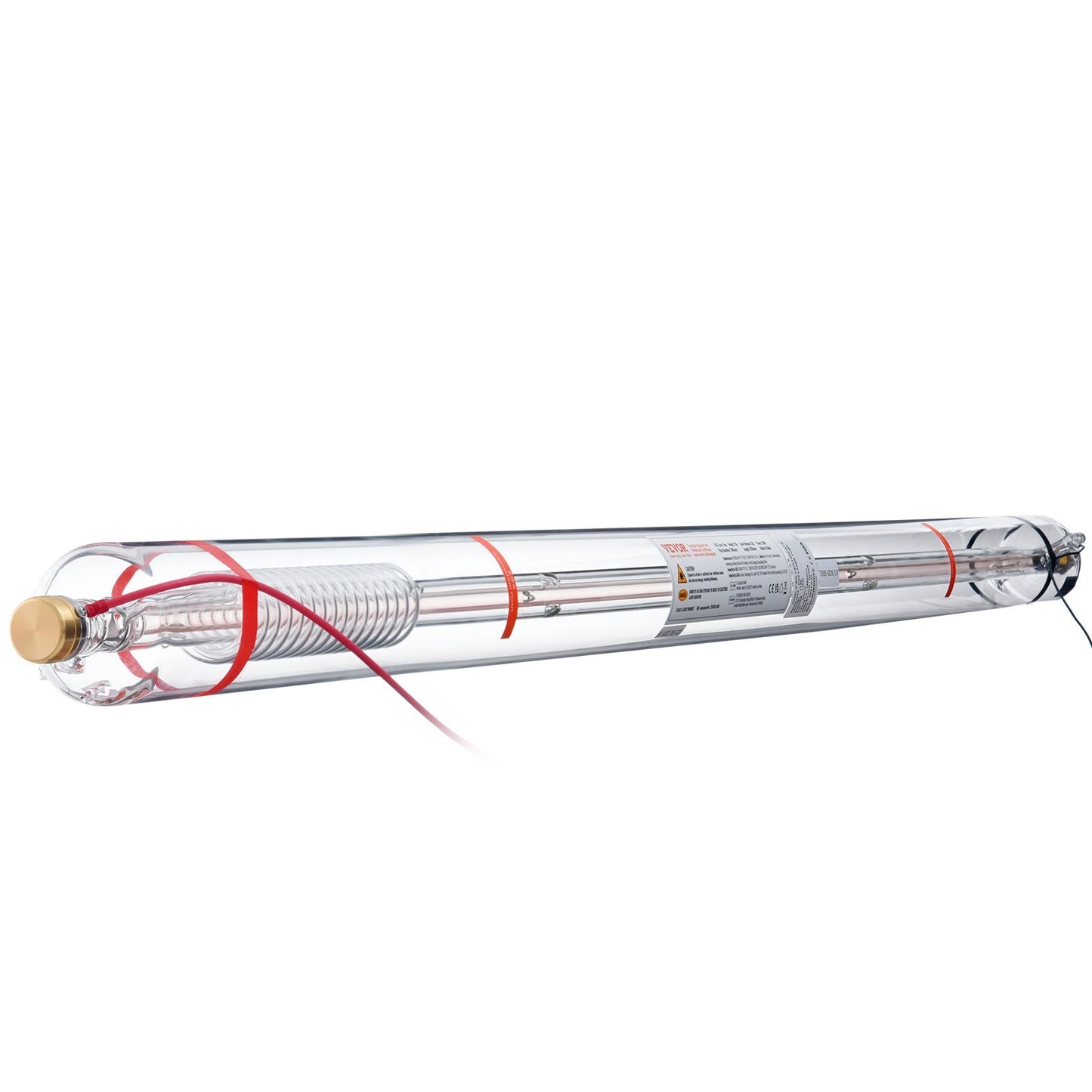 VEVOR 130W CO2 Laser Tube 65 in / 1650 mm Borosilicate Glass Laser Cutter Tube