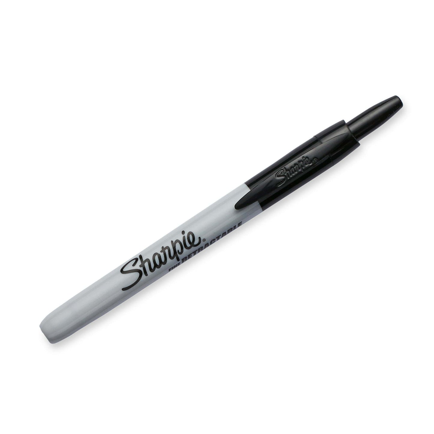 Sharpie Retractable Permanent Markers, Fine Point, Black, 2 Count