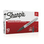 Sharpie Permanent Markers, Fine Point, Black, 12 Count