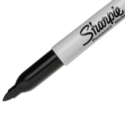 Sharpie Permanent Markers, Fine Point, Black, 12 Count