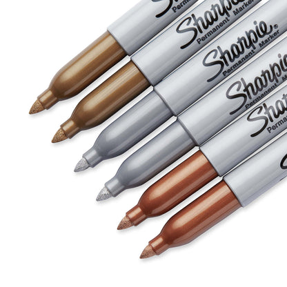 Sharpie Metallic Permanent Markers, Set of 6