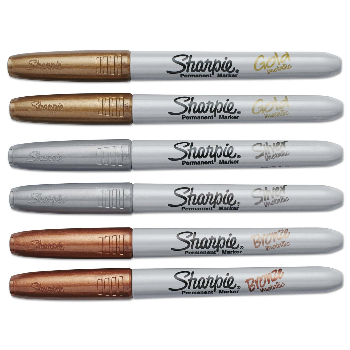 Sharpie Metallic Permanent Markers, Set of 6