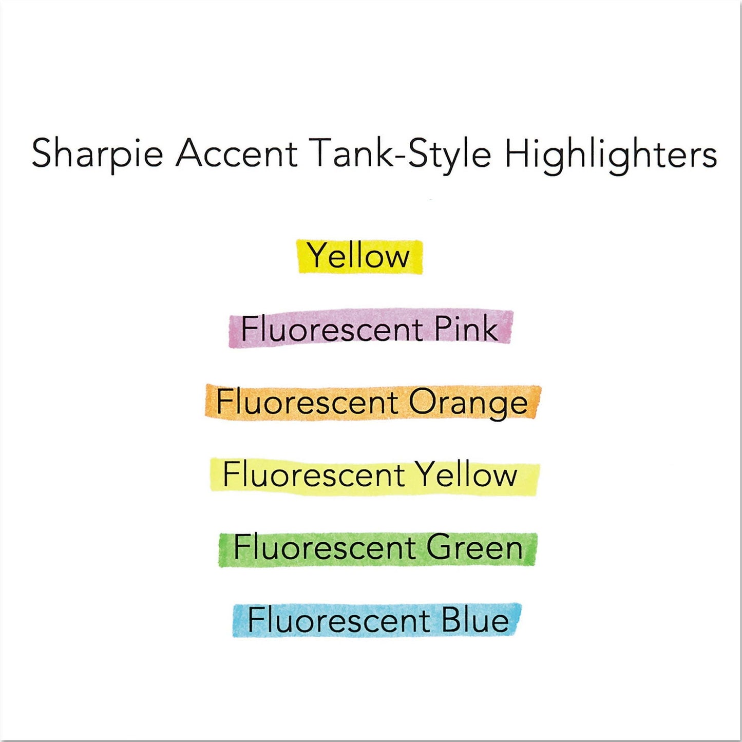 Sharpie Accent Tank Style Highlighter, Chisel Tip, Orange, 12 Count