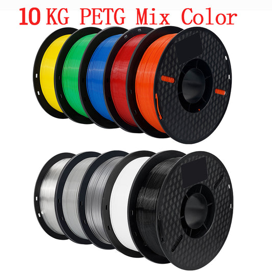 10KG 1.75mm PETG Filament Tangle-Free, High Quality 3D Printing Eco-friendly Plastic Consumables 22LBS, vacuum packaging 3D Prin