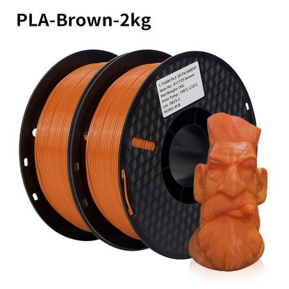 2KG PLA Filament PETG TPU Silk rainbow Pla High Speed HS 1.75mm No Bubble 3D Printing Material for 3D Printers 3D Pens