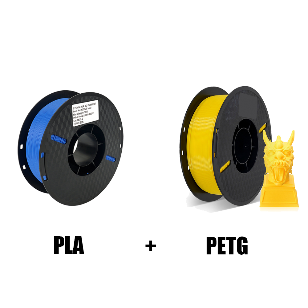 KEEPANG Mix TPU PETG PLA Filament 1KG 1.75mm 1KG/Roll Black White DIY 3D Printing Material High Quality 3D Printing Filament