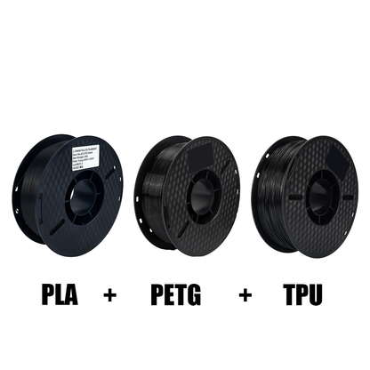 KEEPANG Mix TPU PETG PLA Filament 1KG 1.75mm 1KG/Roll Black White DIY 3D Printing Material High Quality 3D Printing Filament