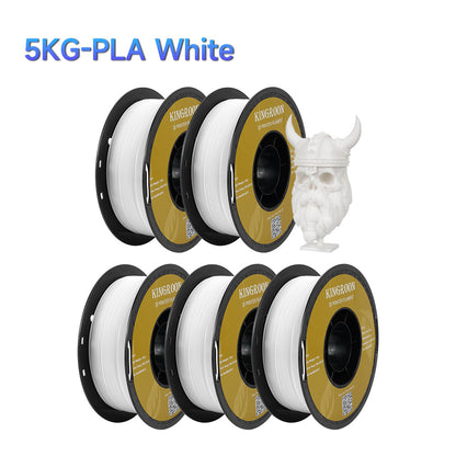 5KG 10KG PLA Filament 1.75mm 2.2LBS(1KG)/Spool Eco-Friendly 3D Printer Filament No Bubble High Quality 3D Printing Materials