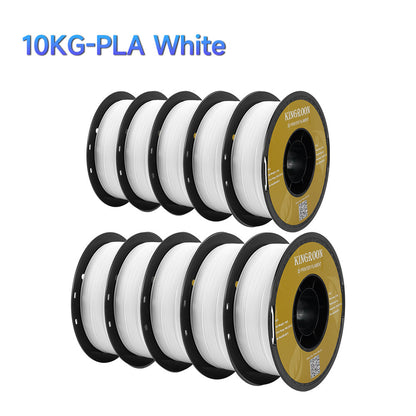 5KG 10KG PLA Filament 1.75mm 2.2LBS(1KG)/Spool Eco-Friendly 3D Printer Filament No Bubble High Quality 3D Printing Materials