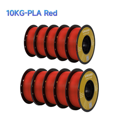 5KG 10KG PLA Filament 1.75mm 2.2LBS(1KG)/Spool Eco-Friendly 3D Printer Filament No Bubble High Quality 3D Printing Materials