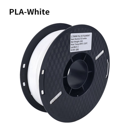 1KG 1.75mm 3D Printer Filament (2.2LBS) Plastic PETG/PLA/ABS/TPU Filament Tangle-Free No Bubble 3d Printing materials