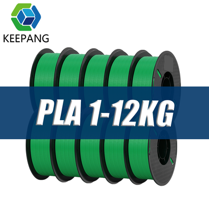 3D Printer Filament Green 1.75mm Dimensional Accuracy+/-0.03mm Multiple Quantity Combinations Eco-Friendly 3D Printer Materials