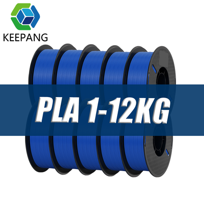 3D Printer Filament PLA Blue 1.75MM Dimensional Accuracy+/-0.03mm No-Tangling Strong Bonding 1KG/1Roll for FDM 3D Printer