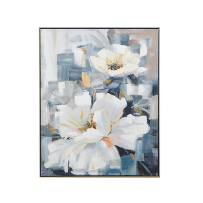 32.5" x 40" Large Rectangle Framed Wall Art Flower Canvas Print, Home Decor for Living Room Kitchen Foyer Office