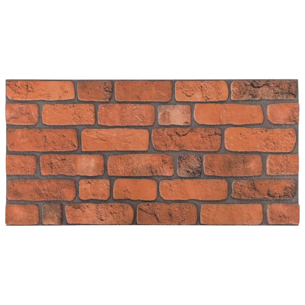 3D Wall Panels with Terracotta Brick Design 10 pcs EPS