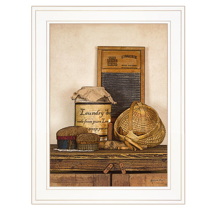 "Laundry Soap" by Artisan Susie Boyer, Ready to Hang Framed Print, White Frame