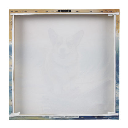 Corgi Canvas Wall Art