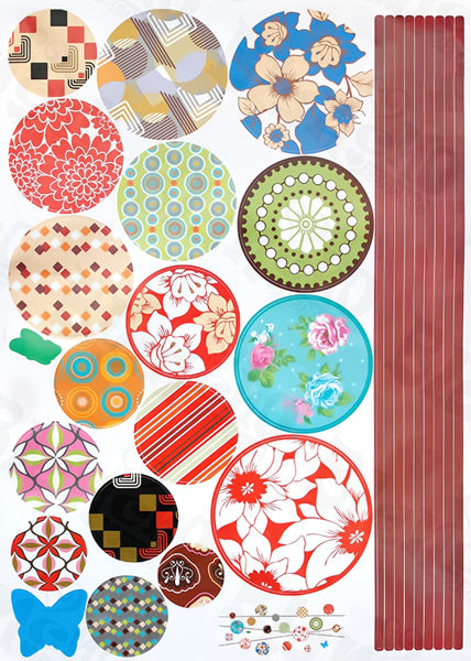 Kaleidoscope - Large Wall Decals Stickers Appliques Home Decor