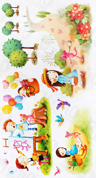 Leisure Time-1 - Wall Decals Stickers Appliques Home Decor