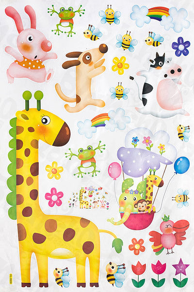 Zoo Party 2 - X-Large Wall Decals Stickers Appliques Home Decor