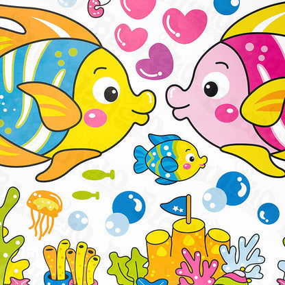 Underwater - X-Large Wall Decals Stickers Appliques Home Decor