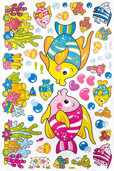 Underwater - X-Large Wall Decals Stickers Appliques Home Decor