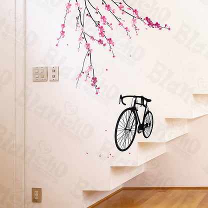 Bike & Flowers 2 - X-Large Wall Decals Stickers Appliques Home Decor