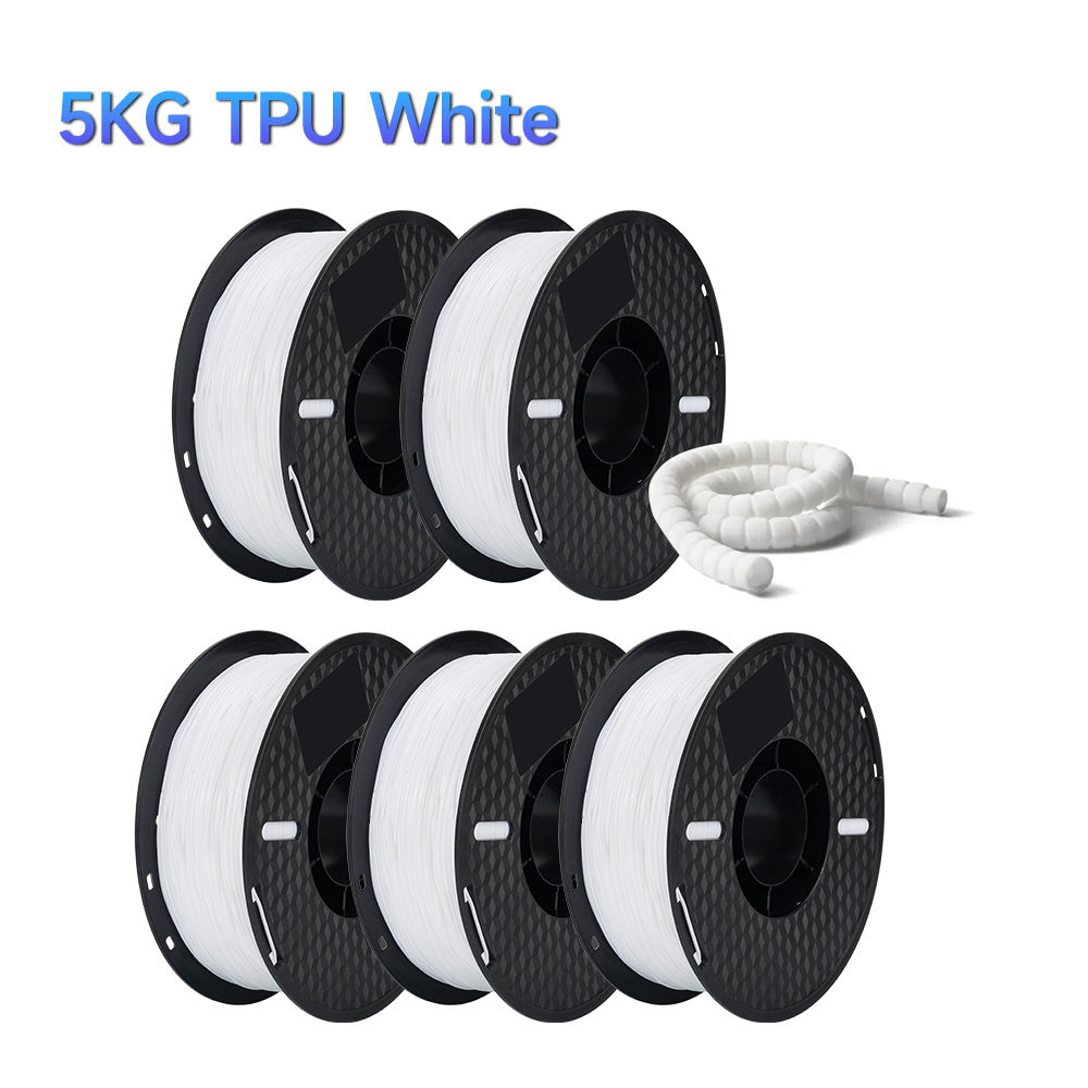 5KG/11LBS Flexible TPU Filament 1.75mm 95A for 3D Printer SPOOL Plastic Rubber Material 3D Printing Filaments