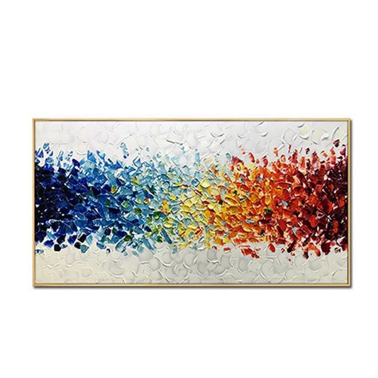 Handmade Abstract Oil Painting Top Selling Wall Art Modern Minimalist Colorful Picture Canvas Home Decor For Living Room  No Frame